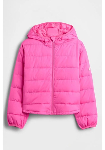 Gap V-frch Logo Çocuk Mont Pembe