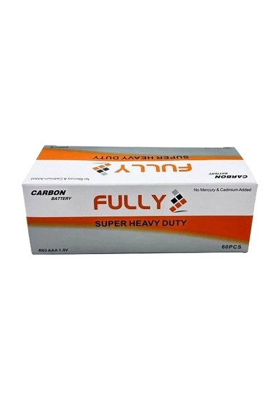 Fully Aaa Süper Heavy Duty İnce Kumanda Pil 60 Adet Evimdeyokyok