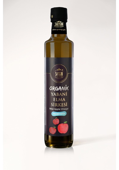 Saygın Organik Yabani Elma Sirkesi 500 ML