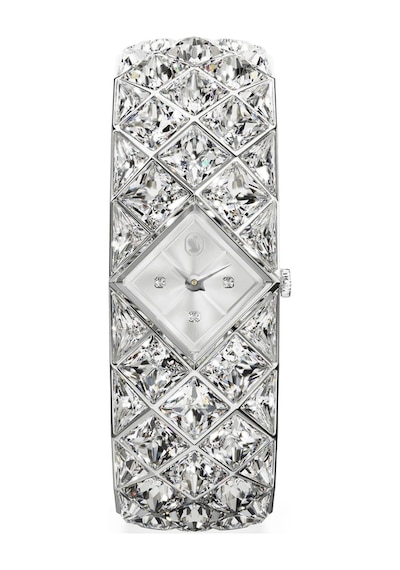 5724515 Swarovski Kol Saati Curıosa Bangle Watch:mb Sts/wht/sts Metalik