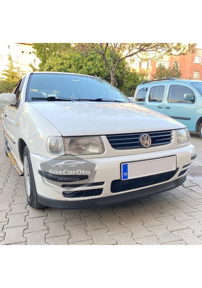 Vw Polo Mk3 1994-2003 6n Uyumlu Üniversal Astra H Lip Esnek Ön Lip 2 Parça Tampon Altı Dil Karlık Ön Ek 00 Şüscaroto Aksesuar