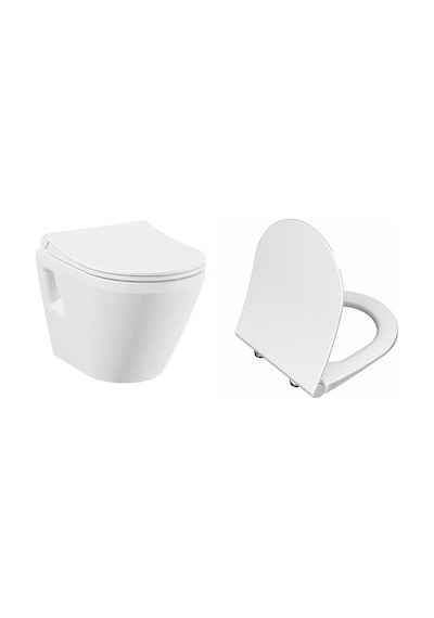 VitrA İntegra Asma Klozet + VitrA Slim Duroplast Klozet Kapağı 7063l003-0850
