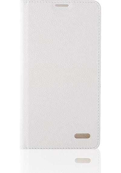 LG Uyumlu G2 D802 Kaıyue Cüzdanlı Standlı Deri Kılıf Beyaz