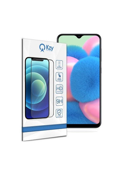 Samsung Galaxy A30S ile Uyumlu Tam Kaplayan Temperli Cam Ekran Koruyucu