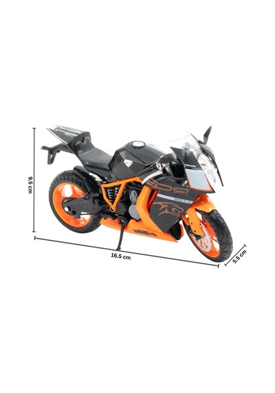 Ktm 1190 Rc8 R Siyah Model Motorsiklet 1:12 Ölçek İnce Detay Diecast Çok Renkli
