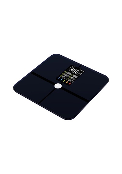 Fitsmart Plus Bluetooth Çok Fonksiyonlu Yağ Ölçer Akıllı Tartı Siyah