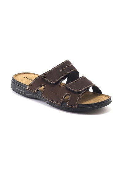 Carlaverde Anatomic Erkek Terlik 4416 Kahve Kahverengi
