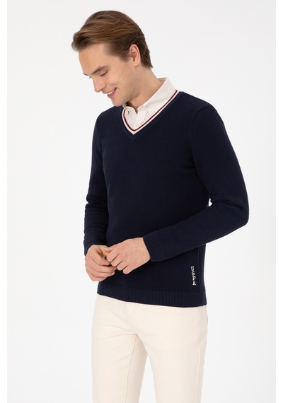 U.s. Polo Assn. Erkek Lacivert Kazak /triko 50308336-vr033 Lacıvert