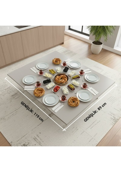 Ratemo Katlanır Metal Ayaklı Yer Sofrası 89x119 Cm Modern Dikdörtgen Çok Amaçlı Masa Beyaz Beyaz Ratemo Katlanır Metal Ayaklı Yer Sofrası 89x119 Cm Modern Dikdörtgen Çok Amaçlı Masa Beyaz Beyaz