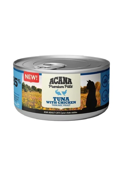 Premium Pate Ezme Konserve Yaş Kedi Maması, Tuna Balıklı Ve Tavuklu, 85 Gr