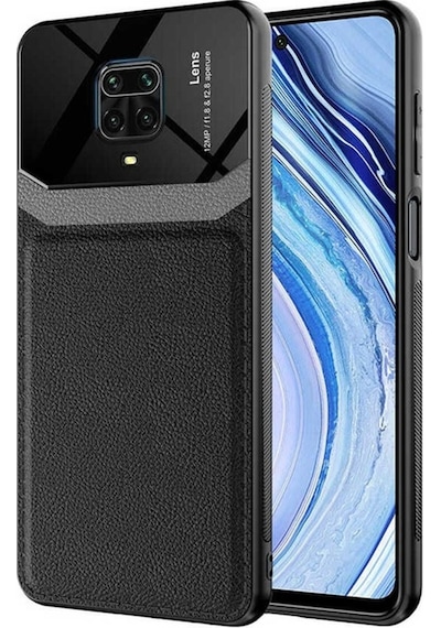 Xiaomi Redmi Note 9 Pro Kılıf Zore Emiks Kapak Siyah