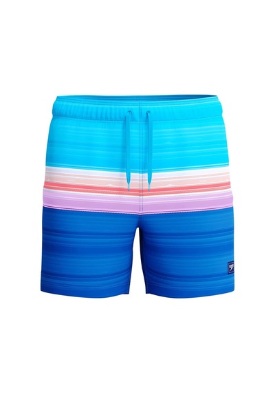 Speedo Print Redondo Edge Volley Erkek Şort Mayo Çok Renkli