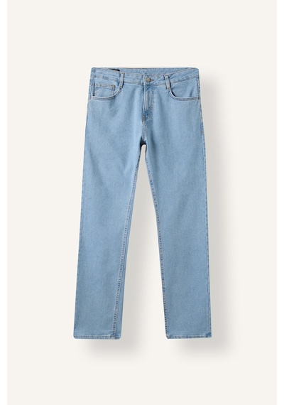 Defacto Sergıo Regular Fit Normal Bel Boru Paça Jean Pantolon H5828ax26aunm39 Mavi-nm39