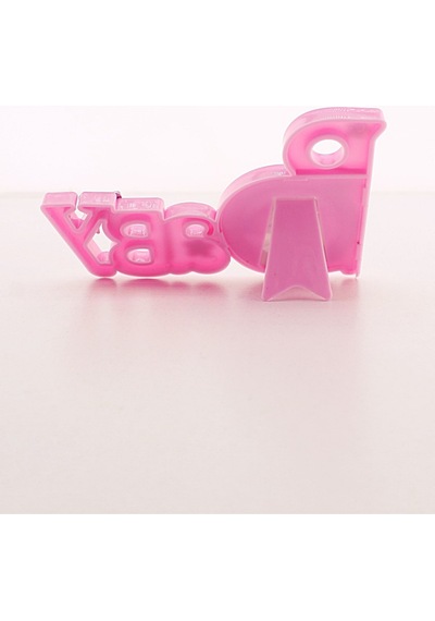 Baby Yazılı Sevimli Mini Resim Çerçevesi Pembe 2 Adet Pembe