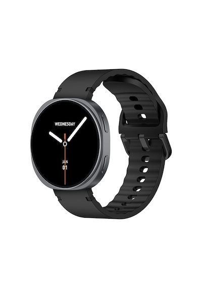 Tsw3 42mm Ultra İnce 1.32 Amoled Ekranlı Akıllı Saat Bluetooth Aramalı, Metal Çerçeveli, Nabız & Spo₂ Ölçer, İos Ve Android Uyumlu Siyah Yok