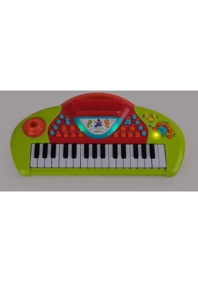 Karaoke Özellikli Müzikli Işıklı Mp3 Girişli Ve Mikrofonlu Çok Fonksiyonlu Piyano-lc-30972