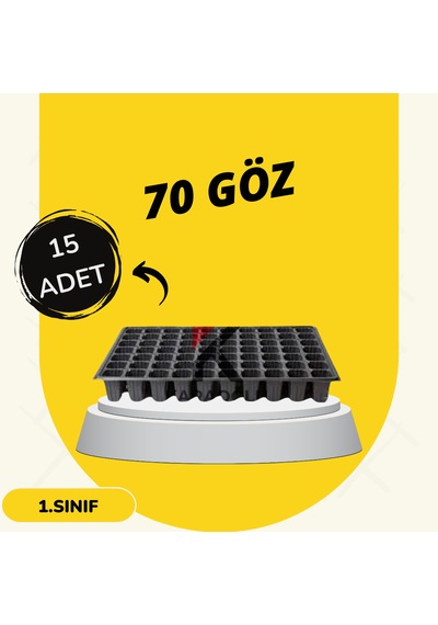 Fidelik Viyol 15 Adet 70 Göz Fide Viyolü Fide Altlığı Tohum Yetiştirme Kabı