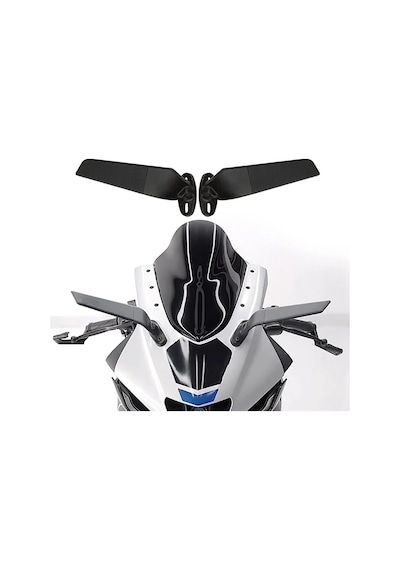 Honda Cbr 600rr H2r Yarasa Kanat Ayna Küçük Siyah