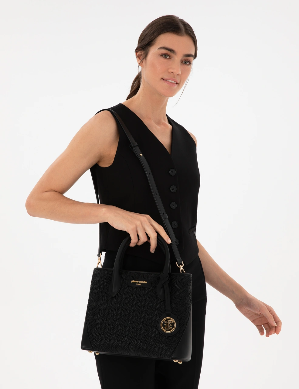 Pierre Cardin Kadın Siyah Çanta 50305476-vr046 Siyah
