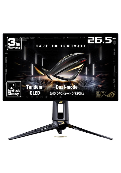 Asus Rog Swift Oled Pg27aqwp-g Edıtıon 20. Yıl 26.5 İnç 720 Hd 540hz 2k Qhd Dual-mode 0.02ms Adaptive Sync Tandem Woled Pivot Gaming Monitör