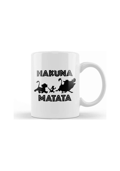 Hakuna Matata Kupa Bardak Porselen Karışık