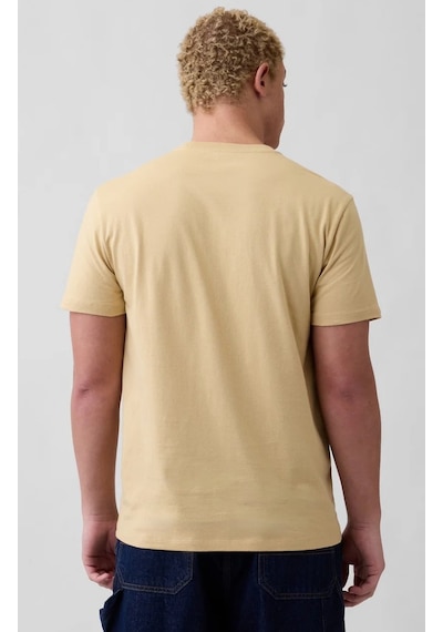 Gap Everyday Soft Basic Gap Logo 856659 T-shirt Kısa Kol Tişört Erkek T-shirt SARI