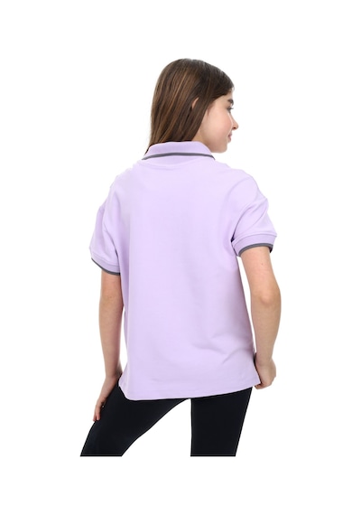 Toontoy Kids Toontoy Kız Çocuk Baskılı Polo Yaka Çıtçıtlı Kısa Kollu Tişört - Yırtmaçlı Lila Toontoy Kids Toontoy Kız Çocuk Baskılı Polo Yaka Çıtçıtlı Kısa Kollu Tişört - Yırtmaçlı Lila