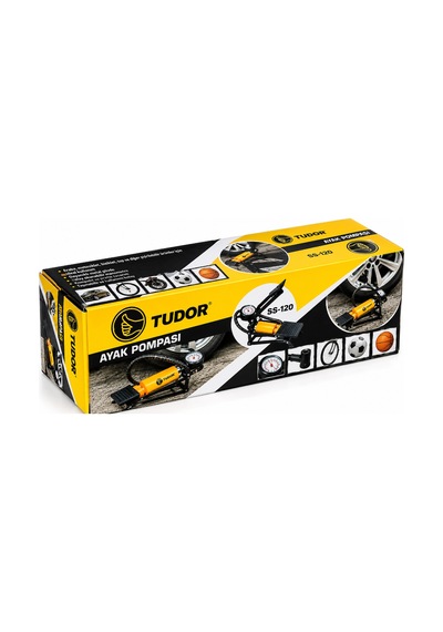 Tudor Td-777 Kalın Piston Ayak Pompası Pedallı Lastik Şişirme Pompası