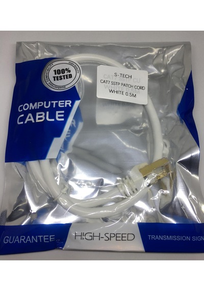 S-Tech Cat7 SSTP Patch Cord 0.50 CM