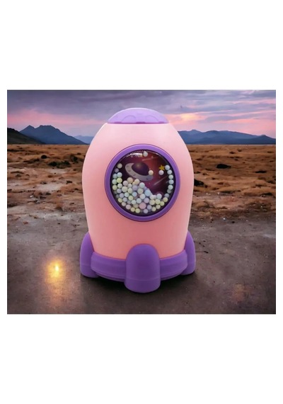 Büyük Boy Şifreli Işıklı Roket Kumbara 17x10cm