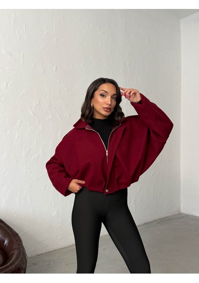 Verymoda Kaşe Mont F2047 Bordo