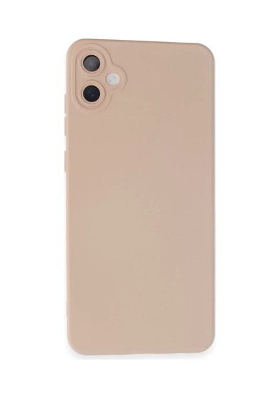 Samsung Uyumlu Galaxy A05 Uyumlu Kılıf Nano İçi Kadife Silikon - Pudra