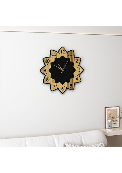 Prestige Duvar Saati Siyah Gold Siyah - Gold