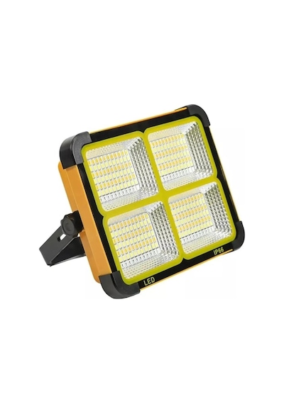 Ycl Ysp-2000 Taşınabilir Seyyar Usb Şarjlı 200w Güneş Enerjili Led Projektör Modlu Işık