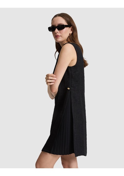Pierre Cardin Kadın Siyah Elbise Dokuma 50324151-vr046