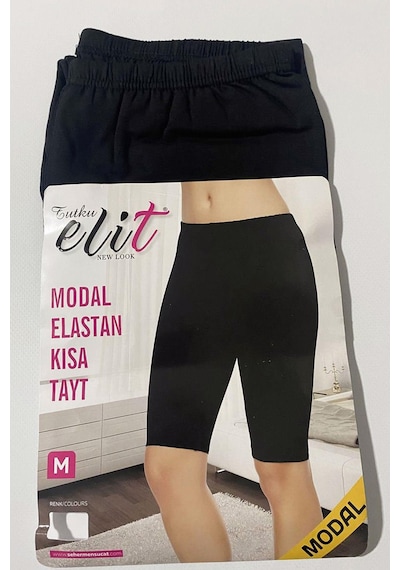 Tutku Elit Kadın Modal Likralı Kısa Tayt 2103 - 6 Adet 001 Tutku Elit Kadın Modal Likralı Kısa Tayt 2103 - 6 Adet 001