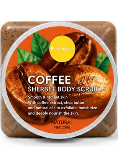 Purivo Coffee Sherbet Body Scrub 500 ML
