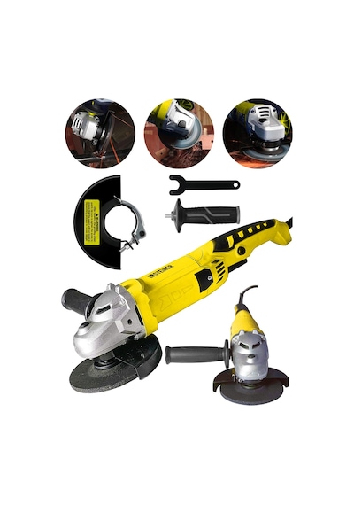 Steiner Alman 3000 Watt Devir Ayarli Sjs Çift Metal Dişli Şanzuman Demir Metal Kesme Taşlama Makinesi 125mm