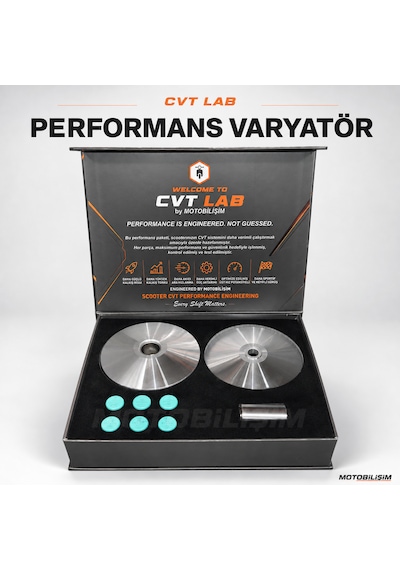 Cvt Lab Arora Max Pro 125 Uyumlu Performans Varyatör Seti Açık Gri