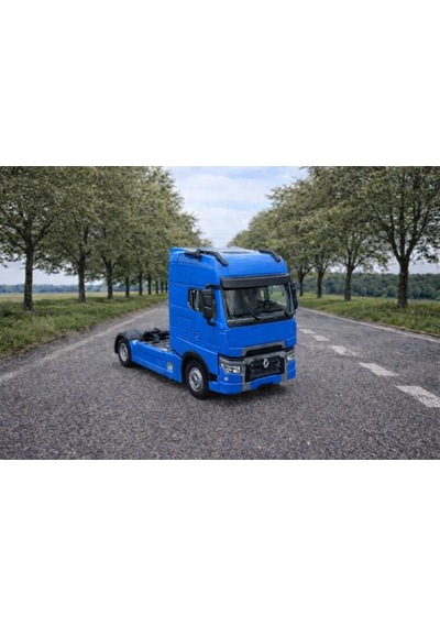 Işıklı Sesli Pilli Metal Çek Bırak Renault Tır - Js1125s Mavi Mavİ