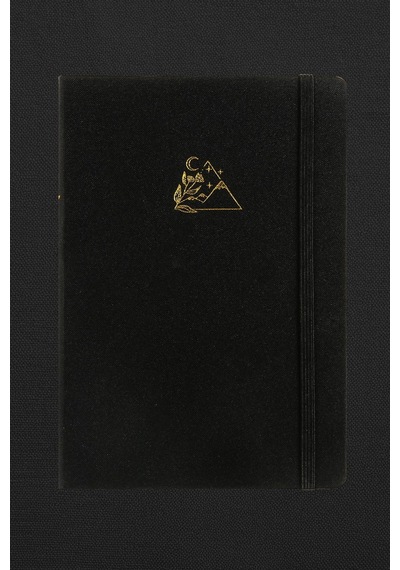 Vj 124-1639 Bujo Kraft Defter Keten 96 Yaprak 150 Gr. Kraft Kağıt Cepli Lastikli Çizgili Siyah Çeşitli Renk Ve Desen