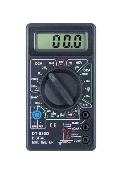 Dt-830d Dijital Akım Voltaj Direnç Ölçer Multimetre Ölçü Aleti