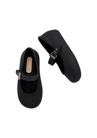 Mini Melissa Soft Ballerina Siyah Kız Çocuk Babet 36240