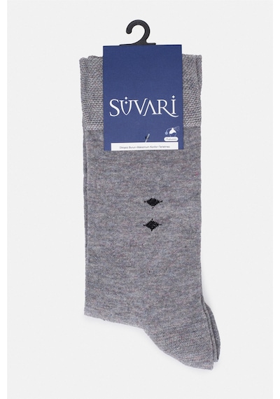 Süvari Gri Düz Çorap