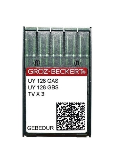 Reçme Makinesi İğnesi Groz Beckert Uy128 Gas Gebedur 9 Numara 9/65 Titanyum Reçme İğnesi 100 Adet