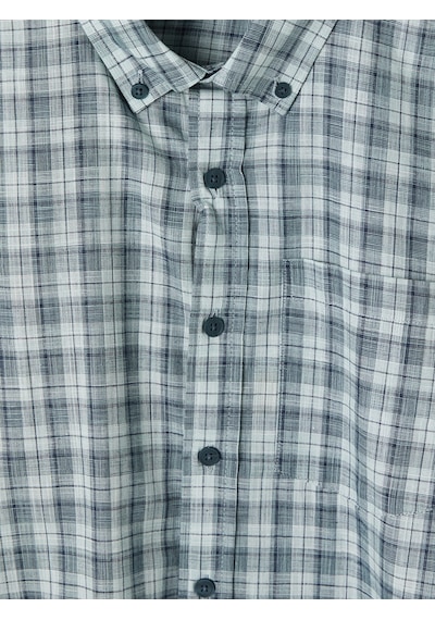 Lcwaıkıkı Classic Yeşil Regular Fit Ekose Poplin Erkek Gömlek