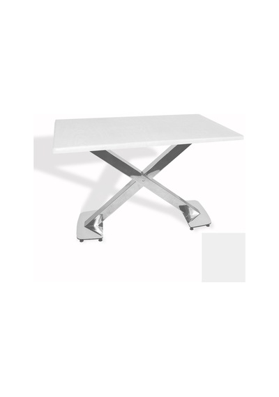İks Masa Kromnikel 70x120 - Werzalit, Allzalit Yada Wermodin Tabla - Beyaz Çok Renkli İks Masa Kromnikel 70x120 - Werzalit, Allzalit Yada Wermodin Tabla - Beyaz Çok Renkli