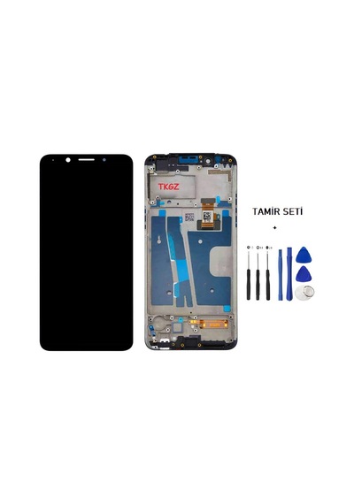 Oppo A73 -2020- Uyumlu Lcd Ekran Dokunmatik Servis Full Çıtalı + Tamir Seti