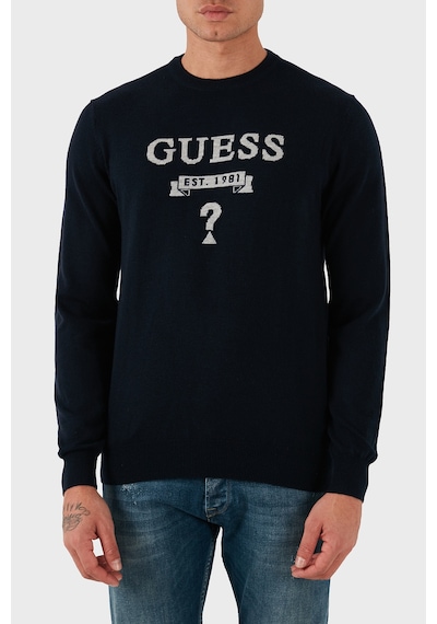 Guess Erkek Kazak M5yr00 Z0122 G7v2 Lacivert Lacivert