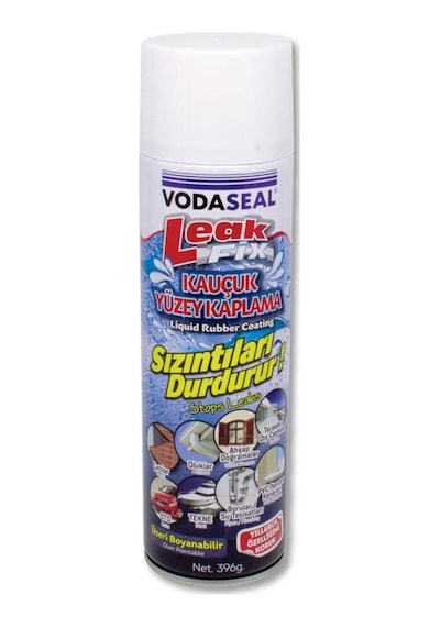 Leak Fix Kauçuk İzolasyon Spreyi 396 Gr Beyaz